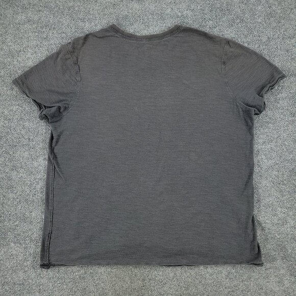 Helix Shirt Men's Size 2XL Gray V-Neck Short Sleeve Pullover Stretch Adult XXL - Picture 7 of 11